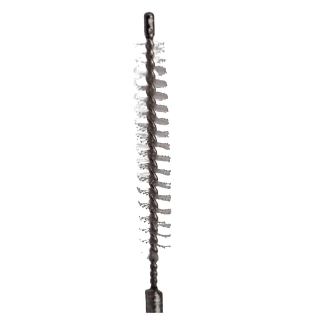 Veterinary endoscope cleaning brush