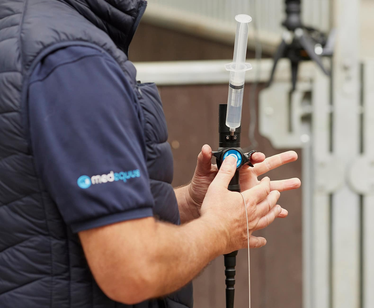 MEDView DV Gastro equine gastroscope for veterinary endoscopy