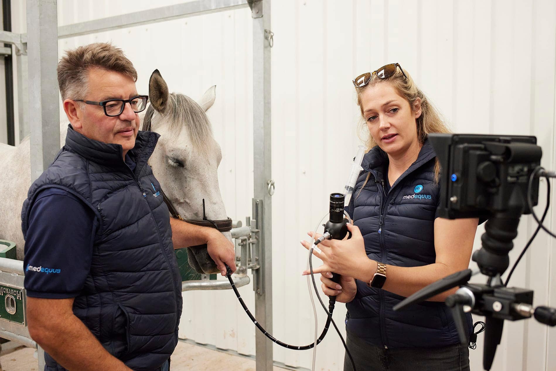 Med Equus Veterinary Gastroscope. Equine gastroscope for horse gastric examinations