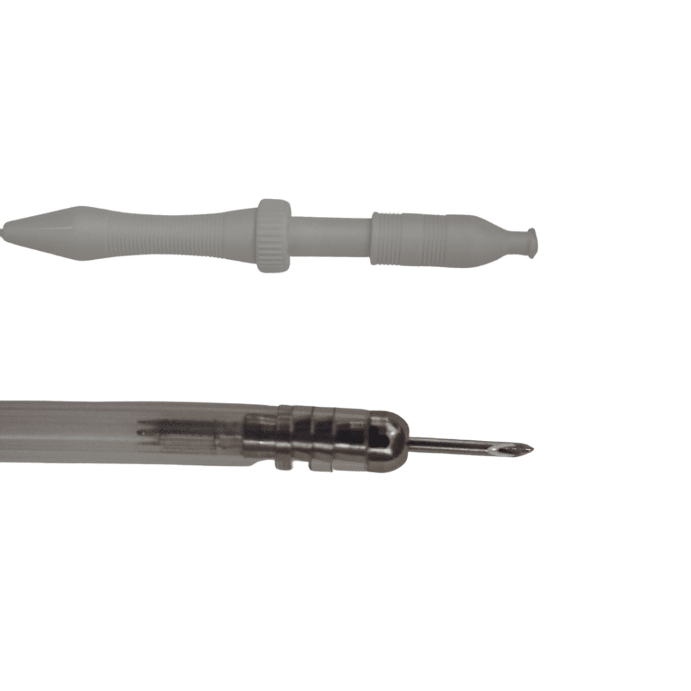 Injection needle catheter