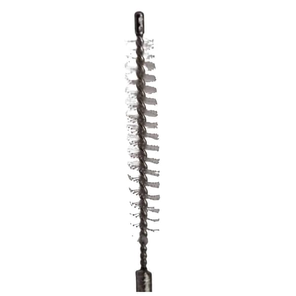 Veterinary endoscope cleaning brush